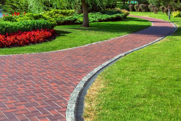 Brick Walkway Installation in Frankfort