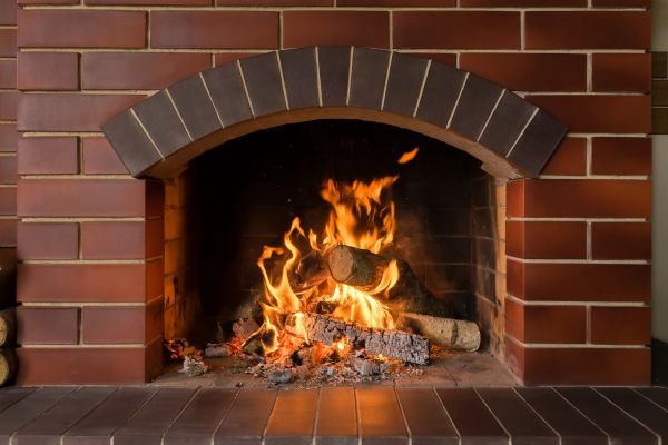 Brick Fireplace Installation in Frankfort